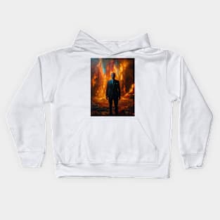 Calm in the Flames Kids Hoodie